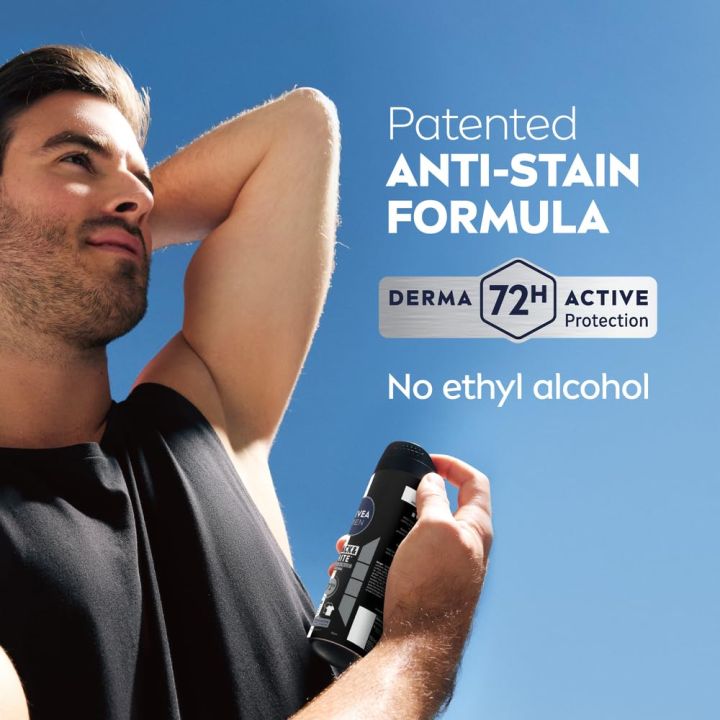 NIVEA%20MEN%20Body%20Spray%20Black%20&%20White%20Invisible%20150ml%20-%20Image%204