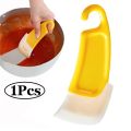 1/3 Silicone Tableware Cleaning Scraper Cleaning Spatula Cake Baking Scraper Pastry Small Tool Kitchen Cleaning Scraper.