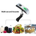 1pcs Portable Scale Digital LCD Display 110lb/50kg Electronic Luggage Hanging Suitcase Travel Weighs Baggage Bag Weight Balance. 