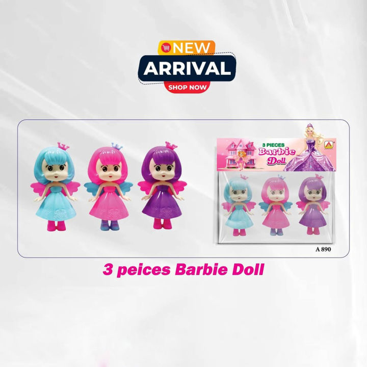 3%20piece%20barbie%20Doll%20set%20play%20with%20new%20friend%20toy%20Multicolor%20-%20Image%203
