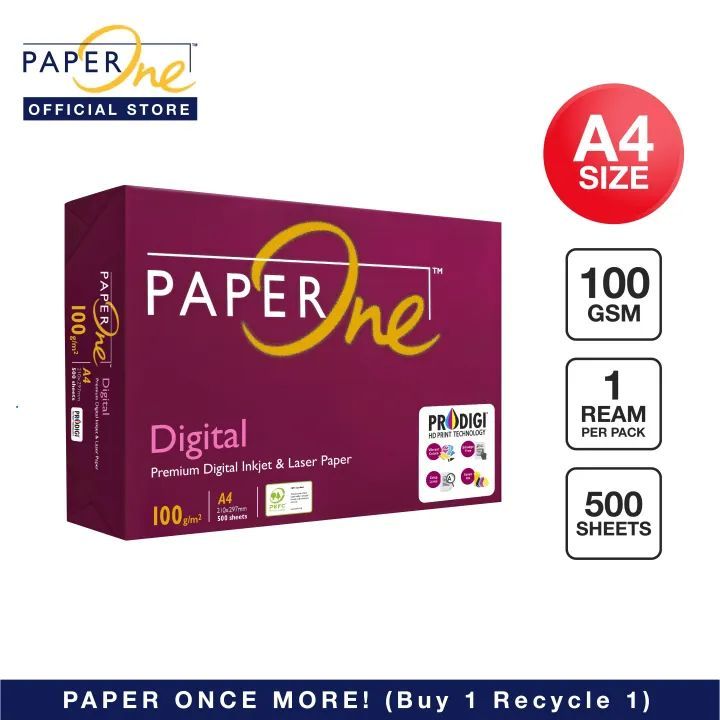 PaperOne 100 Gsm A4 Size Ream (500 Sheet)