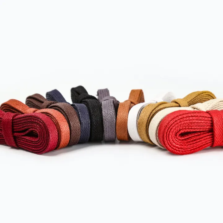 1%20Piar%20Unisex%20Flat%20Waxed%20Cotton%20Shoe%20Laces%20Casual%20Sneakers%20Boots%20Waterproof%20Leather%20Shoelaces%20for%20Shoes%20-%20Image%204