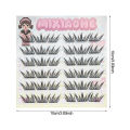 C Curl 11-12mm Comics Eyelash Clusters Flying Fluffy Sunflower False Eyelashes Soft Thick Simulated Lash Extension.