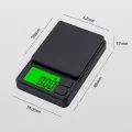 200g/500g 0.01g High Precision Mini Digital Pocket Scale Jewelry Scale, Portable LCD Backlight Electronic Scale Weighing Tool. 