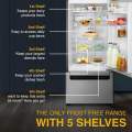 WHIRLPOOL Protton 260 Litres Triple Door Frost Free Refrigerator. 