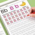 32-Page Children's Handwriting Practice Book, English Alphabet Letters, Tracing and Writing Pen Control Training Book, Children's Early Education Workbook, Learning to Write, Suitable for Home and School Writing Aids. 