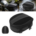 Motorcycle Tail Bag, Waterproof Back Saddle, Rear Seat Storage Bag, Black Motorcycle Rear Riding Travel Bag, Luggage Bag.