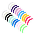 20Pcs Women's Fashion Refill Eyelash Curler Elastic Replacement Pad Silicone Gel Clip Pads Eye Makeup Tools.
