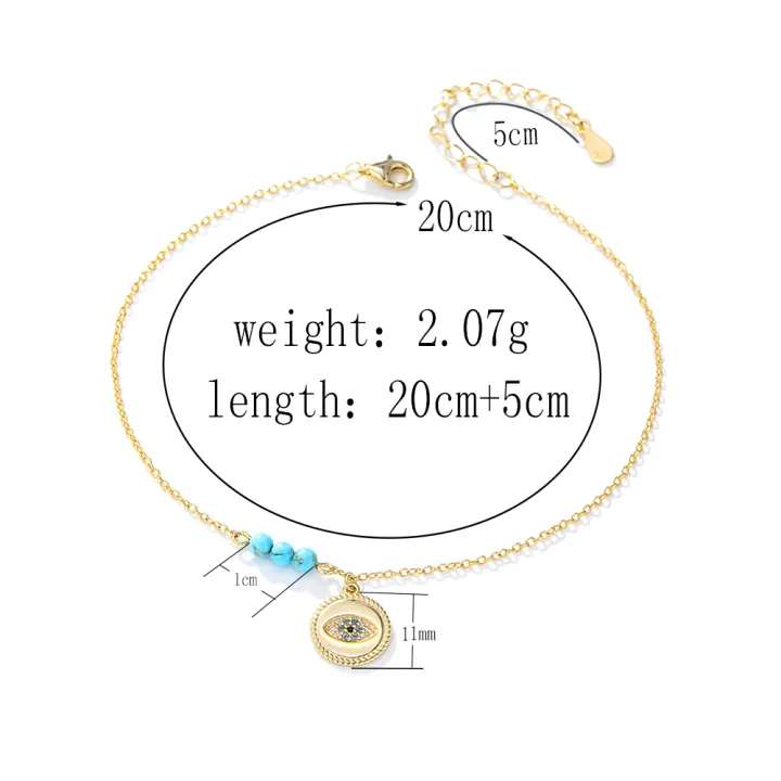 INS%20fine%20jewelry%2014k%2018K%20Gold%20Plated%20Bohemia%20beach%20Turquoise%20Beaded%20Anklet%20925%20Sterling%20Silver%20Devil's%20Eye%20Anklets%20for%20Women%20-%20Image%206