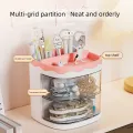 Pen Holder Large Capacity Desktop Multifunctional Stationery Storage Box Student Desk Storage Box Office Creative Pen Box. 