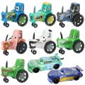 Original Disney Pixar Cars Cow Tractor Mini Metal Die Casting 1:55 Car Toys for Boys Christmas Gift. 