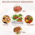 Bbq Meat Skewer Machine Kebab Press Maker Reusable Manual Kebab Mould Kebab Preparation Bbq Tool For Meat Vegetable Grilling Bbq.