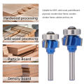 CMCP 1pc 6mm Shank Corner Round Router Bit R1 R2 R3 Trimming e Edge 4 Teeth Woodworking Milling Cutter.
