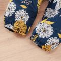 Newborn Baby Girls Clothing Set Short Sleeve Bodysuit +Floral Pants with Bow + Headband 3PCS Outfits Toddler Baby Girl Clothing. 