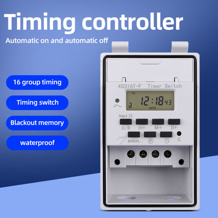 30A%20Digital%20Timer%20Switch%20Relay%20168%20Hours%20Weekly%207%20Days%20Programmable%20Timer%20Control%20AC%20220V%20KG316T%20With%20Outdoor%20Waterproof%20Box%20-%20Image%203