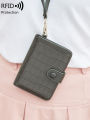 Minimalist Solid Color Passport Bag Multi functional ID Card Bank Card Passport Holder PU Leather Wallet Set Travel Accessories. 