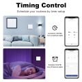 New Tuya WiFi Smart Light Switch EU Standard 1/2/3/4 Gang Push Button Switch APP Remote Control Work With  Home Alexa lightify. 