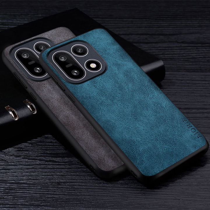 Premium PU Leathe Phone Case for OnePlus 15 15R 13 13R Scratch-Resistant Solid Color Cover for OnePlus 15 Case