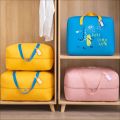 Portable Multifunction Storage Bag, Closet Organizer Moving Tote Bag, Reinforced Handles Zippered Organizer, Large Capacity Childbirth Bag (Random Design). 