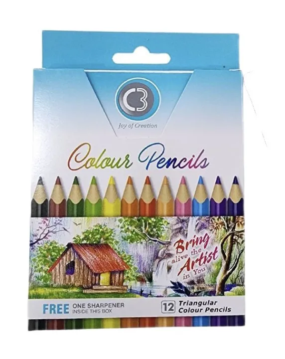 Doms%20C3%20Pencil%20Colors(Half)-12%20Colors%20-%20Image%203
