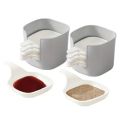 7pcs/set Sauce Dish Food Sauce Dish Dipping Dish SetSnack Seasoning Dish Food Container Tomato Sauce Plates Kitchen Supplies. 