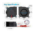 40mm 3D printer Micro blower fan 40mmx40mmx20mm 4020 Turbo blower DC 12V Cooling fans 4cm Brushless Graphic Card Cooling Blower. 