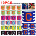 5/10pcs Kid Adults Football Captain Armband Soccer Arm Band Leader Competition Soccer Captain Group Armband Football Training.