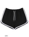 Summer Women's Casual Solid Cotton Shorts Yoga Gym Workout Fitness Pants Loose Student Comprehensive Training Short.