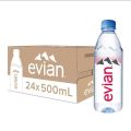 Evian water 500ml (pack of 24). 