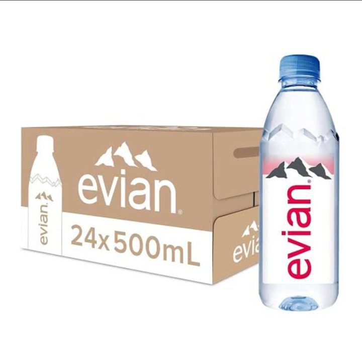 Evian water 500ml (pack of 24)