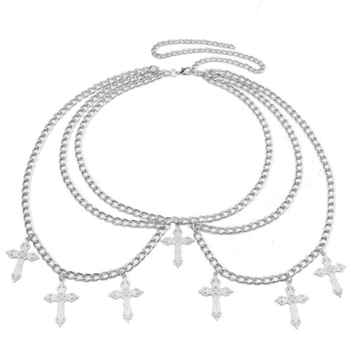 Cross%20Waist%20Chain%20Women's%20Waist%20Jewelry%20Niche%20Waist%20Decoration%20Versatile%20Temperament%20Cool%20Punk%20Hot%20Girl%20Personal%20Body%20Chain%20-%20Image%206