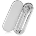 2pcs Stainless Steel Tongue Cleaners Gum Tongue Scraper for Adults Boys and Girls Tongue Care Tools Metal Tongue Scrapers family. 