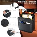 Multi function PU Leather Car Seat Back Storage Bag for Renault Clio Laguna Megane Duster Tissue Cup Holder Garbage Pocket.