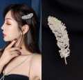 2pcs Pack Golden Baby Girl Hair Pins Infant Girl Hair Clips Hair Accessories. 