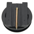 4pcs Universal Car Floor Mounting Clamps Carpet Mats Fixing Clips Black Anti-Slip Floor Holders Sleeves Accessories.