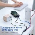 Baseus 3 in 1 USB Cable Type C Cable for S20 Mi 9 Cable for iPhone 12X11 Pro Max Charger Cable.