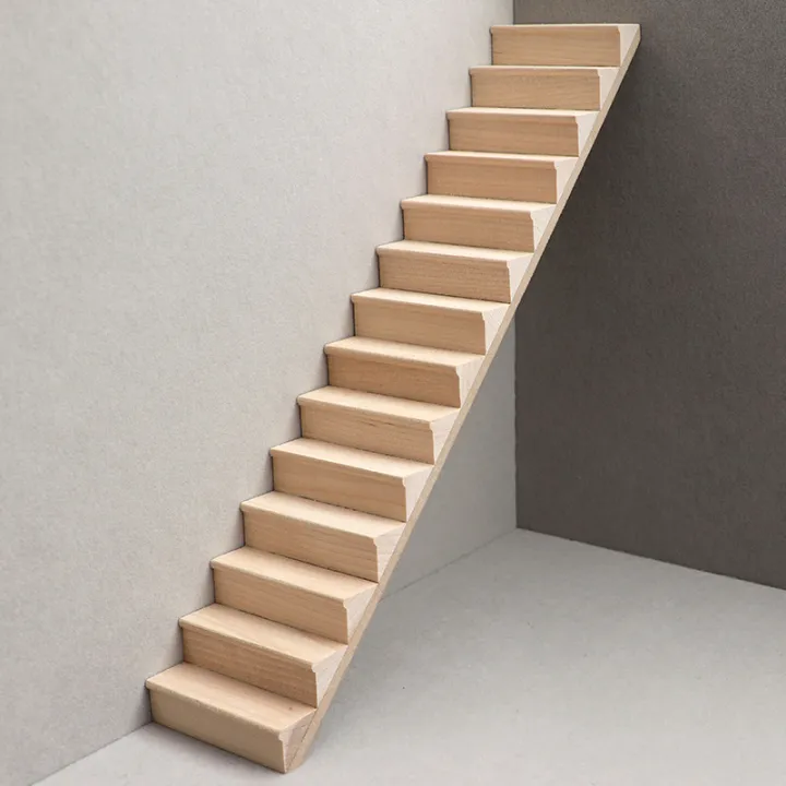 1Pc%201:12%20Dollhouse%20Miniature%20Staircase%20Mini%20No%20Handrail%20Stairs%20Furniture%20Model%20Decor%20Toy%20Doll%20House%20Accessories%20-%20Image%203