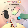 EAV Nylon Portable Hard Shell Storage Bag For Switch 2 With Card Slot Anti Drop Waterproof Multifunctional Case.