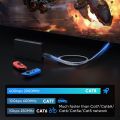 CYANMI Cat8 Cat6 Ethernet Cable STTP 40Gbps 2000MHz RJ45 Network Lan Patch Cord for Router Modem Internet RJ 45 Ethernet Cable.