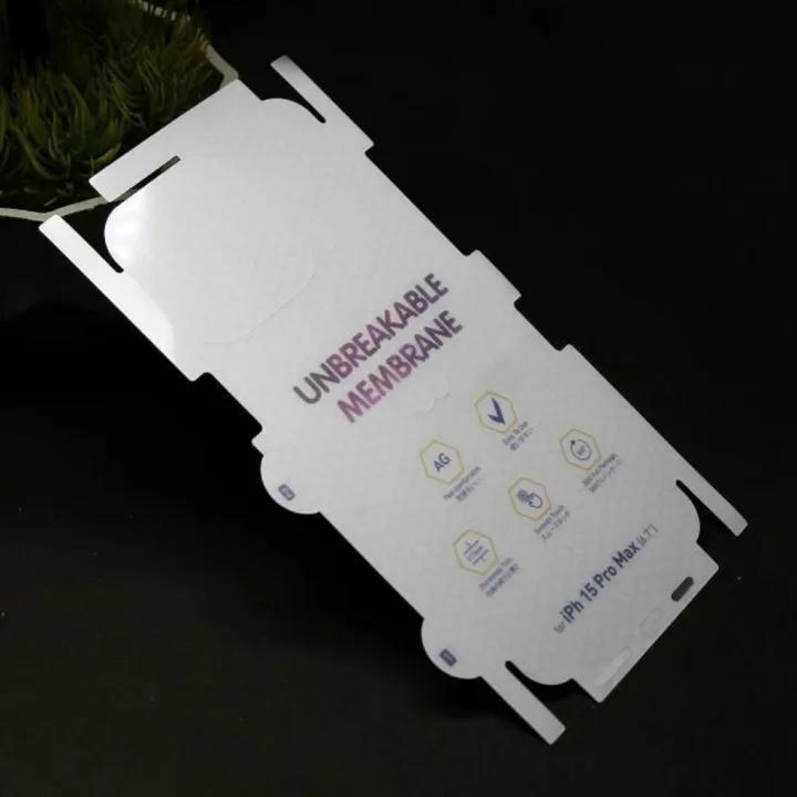 iPhone%2015%20Pro%20/%20iPhone%2015%20Pro%20Max%20-%20Back%20Transparent%20Matte%20Sheet%20with%20Logo%20Cut%20-%20Unbreakable%20membrane%20sheet%20for%20360%C2%B0%20Protection%20-%20Image%205