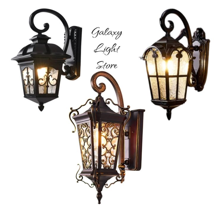 Outdoor Light Fixture Wall Mount,18.11“H Waterproof Porch Light, Anti-Rust Wall Sconce, Aluminum Exterior Wall Lantern, Wall Lamp Vintage Coach Light for Garage, Entryway, Front Door