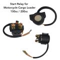 Start Relay - Electromagnetic Solenoid Switch - Starter Relay for 200cc Engine Motorcycle & Rickshaw. 