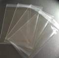 crystal cellophane poly size (8" x 12") 100 pcs for packaging material with adhesive.