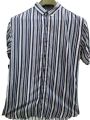 Men linen shirt with leopard/tiger pattern. 