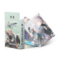 50Pcs/Set Honkai:Star Rail Aventurine Laser Glitter Card Cosplay Anime Game Playing Cards Lomo Photo Card For Fans Collection. 
