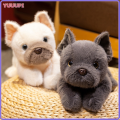 30CM Simulation Lying Bulldog Plush Toys Lovely Bulldog Pillow Stuffed Dogs Dolls Nice Birthday Back to School Anime .