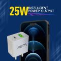 UBON 25W Mobile Charger | CH-300 OG Series | Type C + USB Power Adapter. 