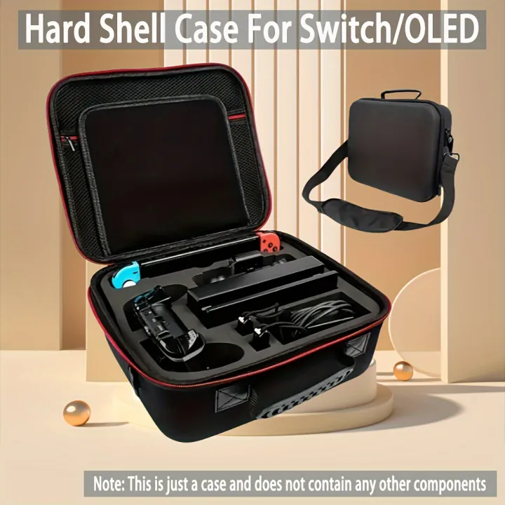 Hard%20Shell%20Carrying%20Bag%20For%20Switch%20Console%20&%20Accessories&Game%20console%20storage%20bag%EF%BC%8CLarge%20Carrying%20Case%20For%20Switch/%20OLED%20-%20Image%203