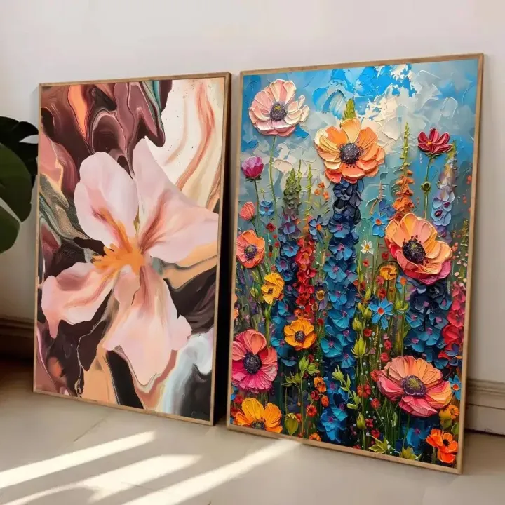 Georgia O‘Keeffe Abstract Flower Artwork Exhibition Print Poster HD art ...