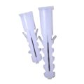 50pcs  #/12/ White Plastic Wall Plugs | Plastic Gitti | Rawal Plugs | Wood Concrete Screw Flat. 
